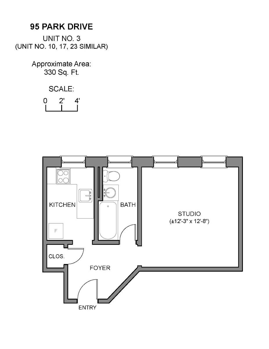Apartment for rent at 95 Park Dr #3, Boston, MA 02215