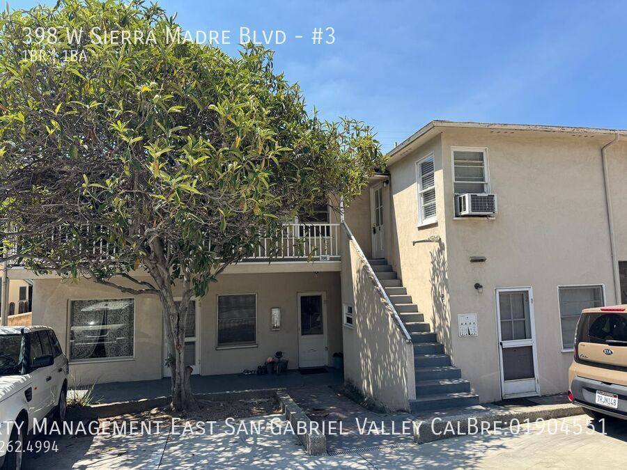 Apartment for rent at 398 W Sierra Madre Blvd #3, Sierra Madre, CA 91024