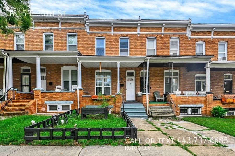 House for rent at 1815 E 30th St, Baltimore, MD 21218