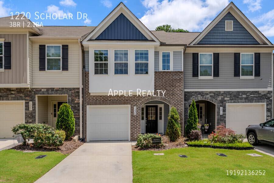 Townhouse for rent at 1220 Scholar Dr, Durham, NC 27703