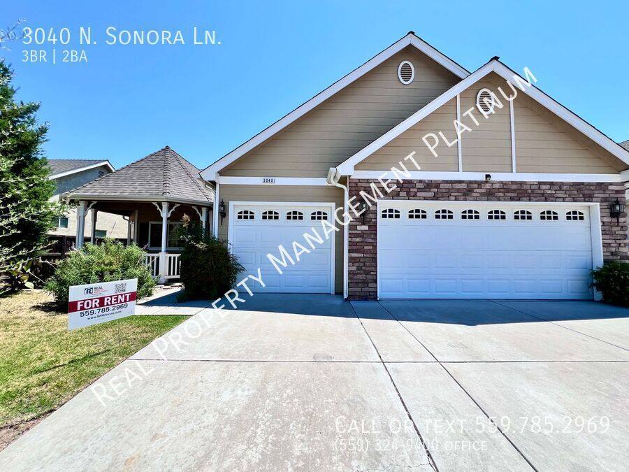 House for rent at 3040 N Sonora Lane, Fresno, CA 93722