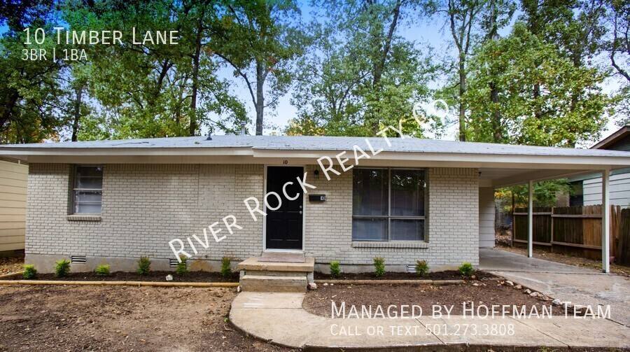 House for rent at 10 Timber Lane, Little Rock, AR 72209