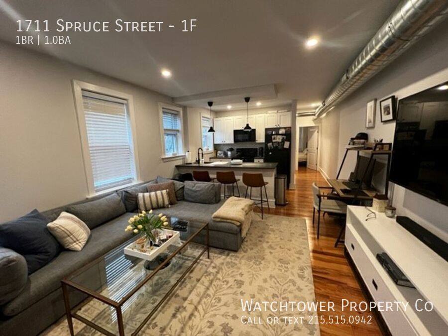Apartment for rent at 1711 Spruce St #1F, Philadelphia, PA 19103