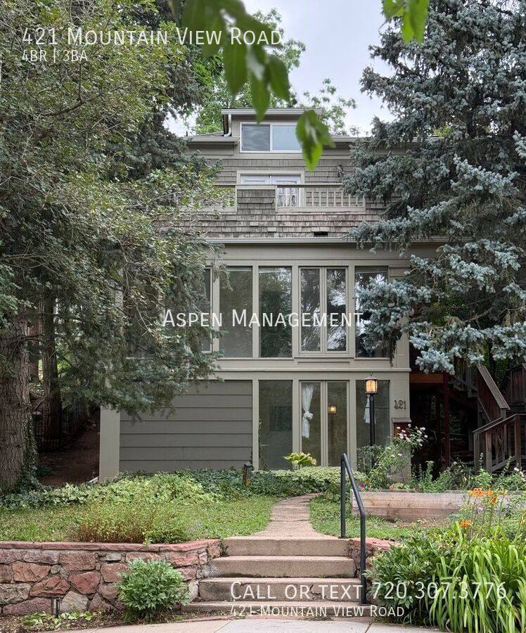 House for rent at 421 Mountain View Rd, Boulder, CO 80302