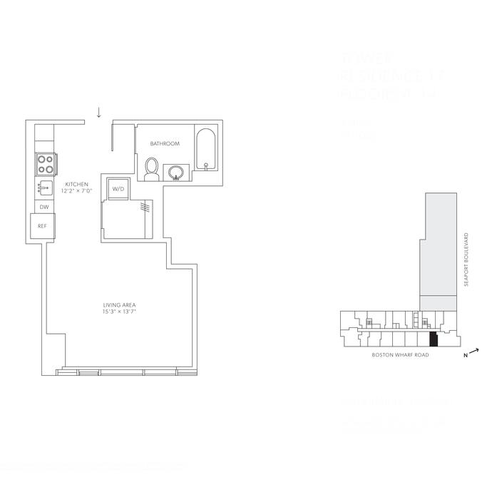 Apartment for rent at 85 Seaport Blvd, Boston, MA 02210
