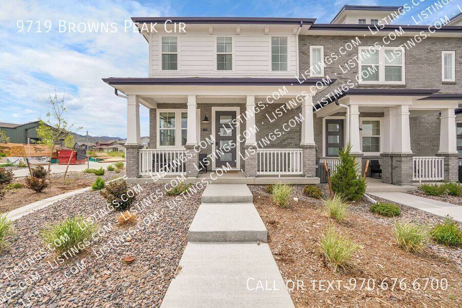 Townhouse for rent at 9719 Browns Peak Circle, Littleton, CO 80125