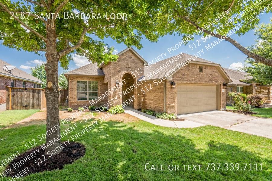 House for rent at 2487 Santa Barbara Loop, Round Rock, TX 78665