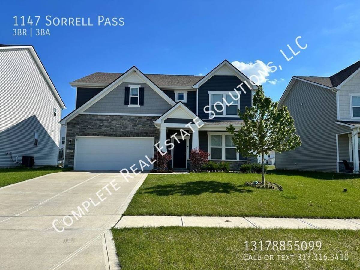 House for rent at 1147 Sorrell Pass, Greenwood, IN 46143