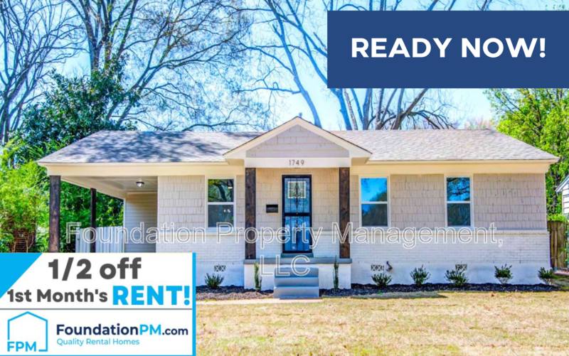 House for rent at 1749 Cornelia Lane, Memphis, TN 38117