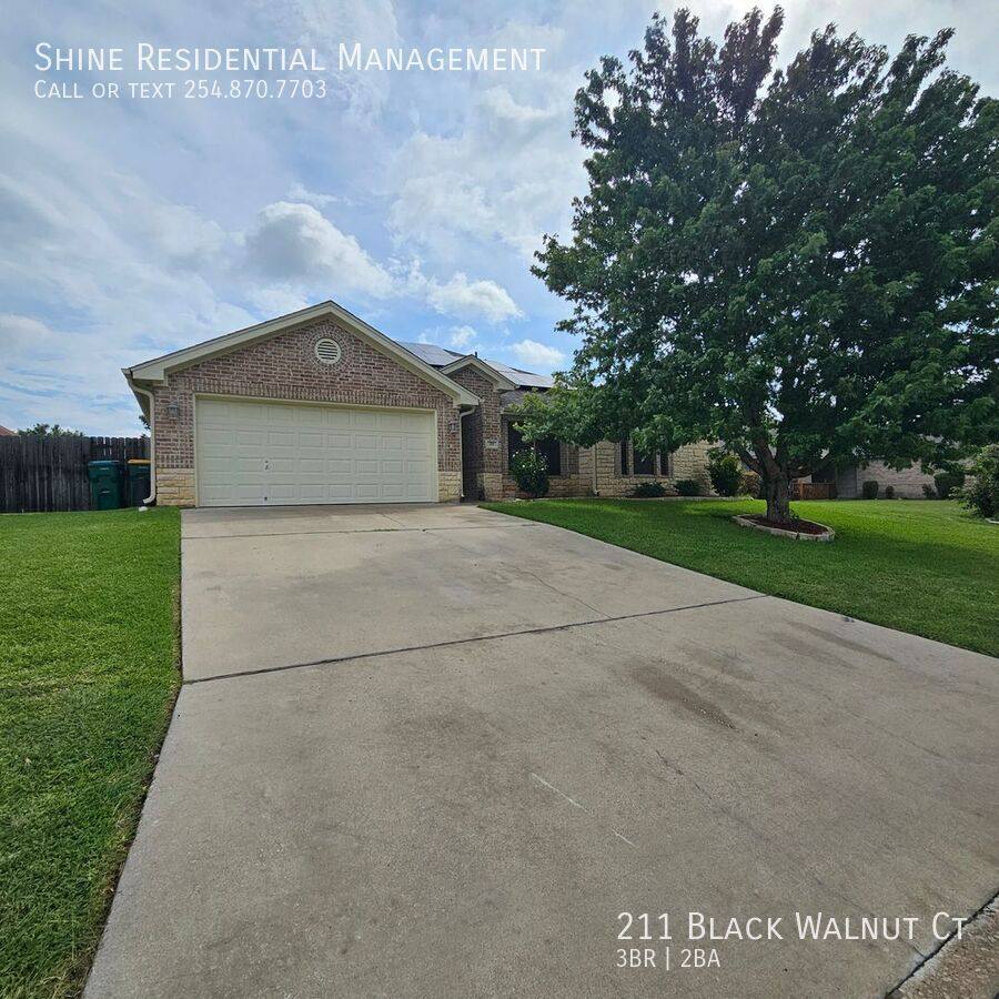 House for rent at 211 Black Walnut Court, Nolanville, TX 76559