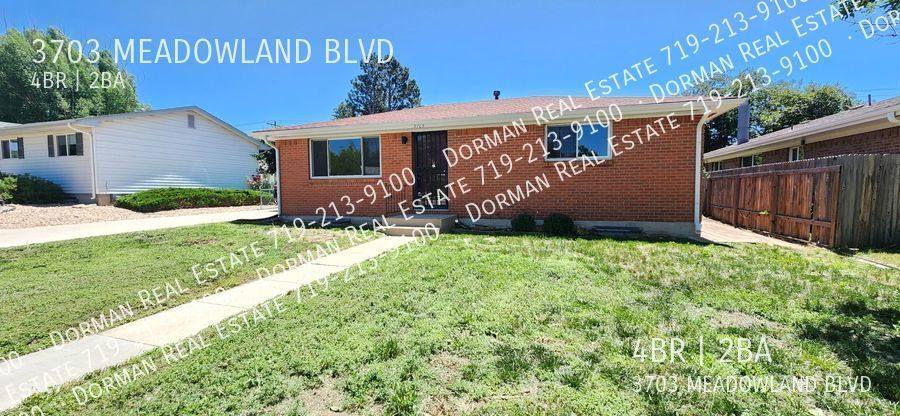 House for rent at 3703 Meadowland Blvd, Colorado Springs, CO 80918