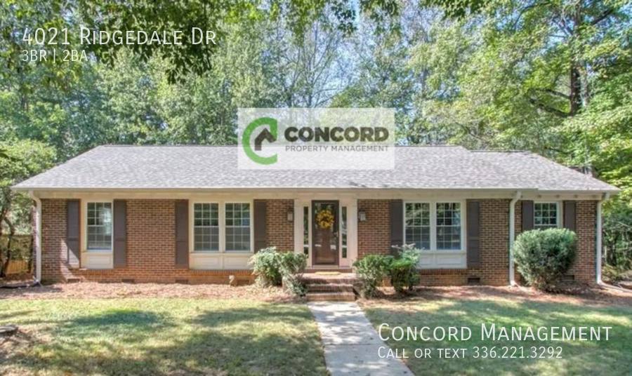 House for rent at 4021 Ridgedale Dr, Greensboro, NC 27455