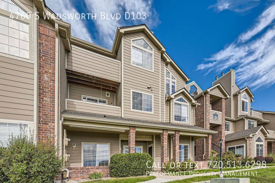Condo for rent at 4760 S Wadsworth Blvd #D103, Littleton, CO 80123