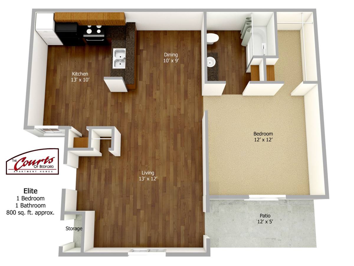 Apartment for rent at 1501 Tennis Dr, Bedford, TX 76022