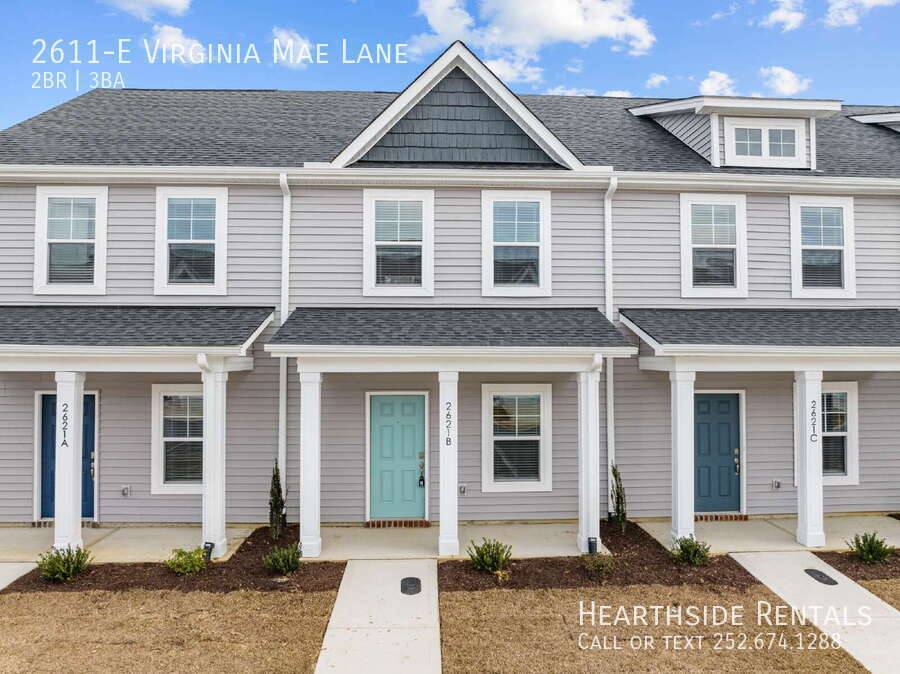 Townhouse for rent at 2611-E Virginia Mae Lane, Winterville, NC 28590