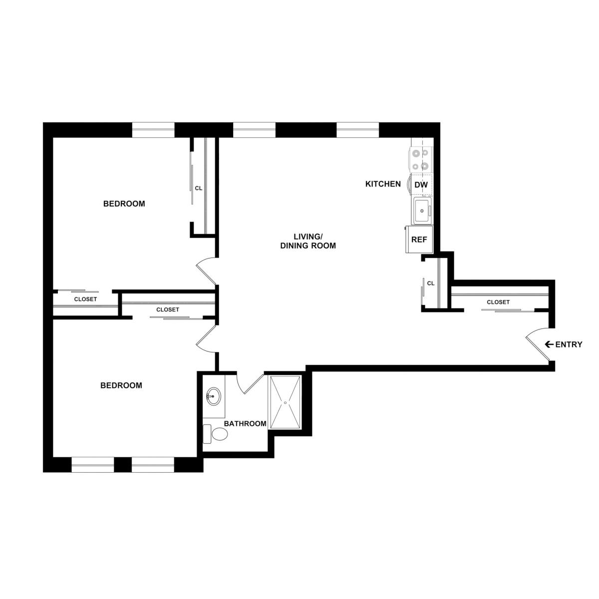 Apartment for rent at 791 Tremont St, Boston, MA 02118