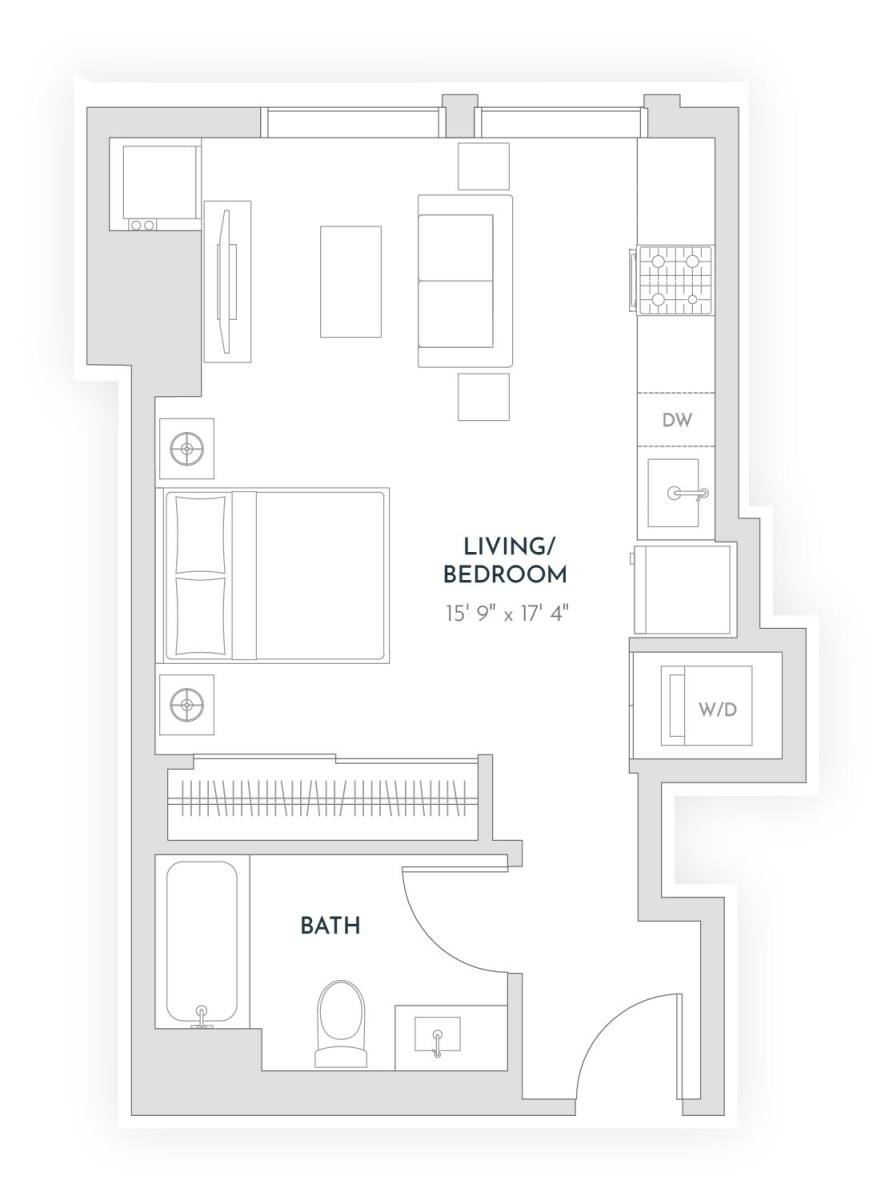 Apartment for rent at 1125 W Van Buren St #1603, Chicago, IL 60607