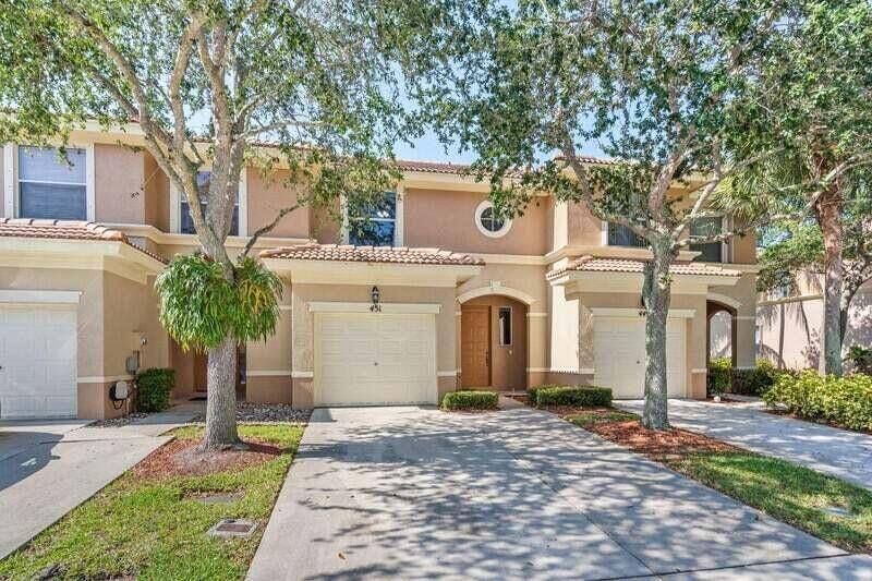 Townhouse for rent at 451 Rainbow Springs Terrace, West Palm Beach, FL 33411