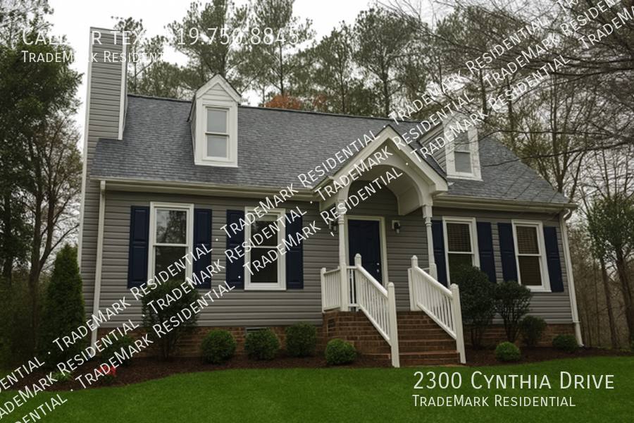House for rent at 2300 Cynthia Dr, Durham, NC 27704