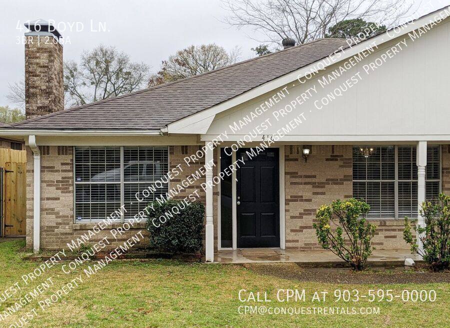House for rent at 416 Boyd Lane, Tyler, TX 75703