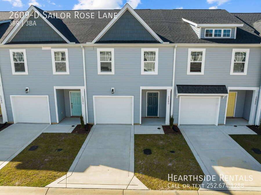 Townhouse for rent at 2609-D Sailor Rose Lane, Winterville, NC 28590