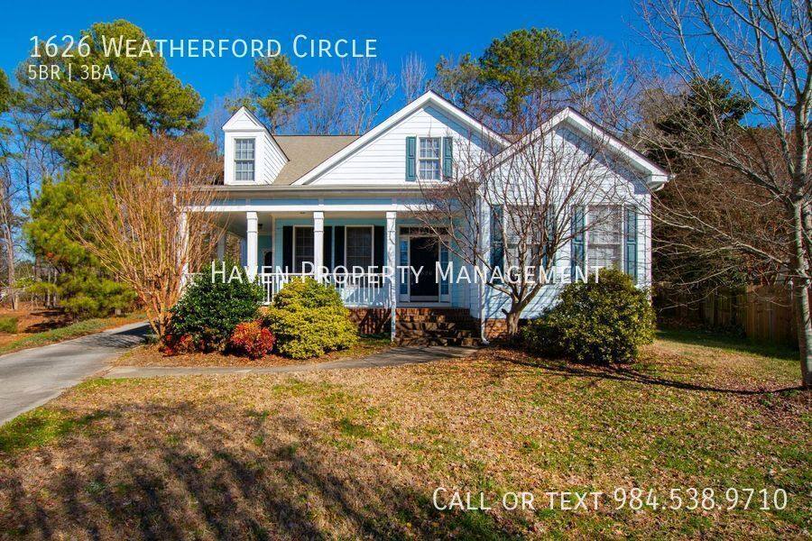 House for rent at 1626 Weatherford Circle, Raleigh, NC 27604