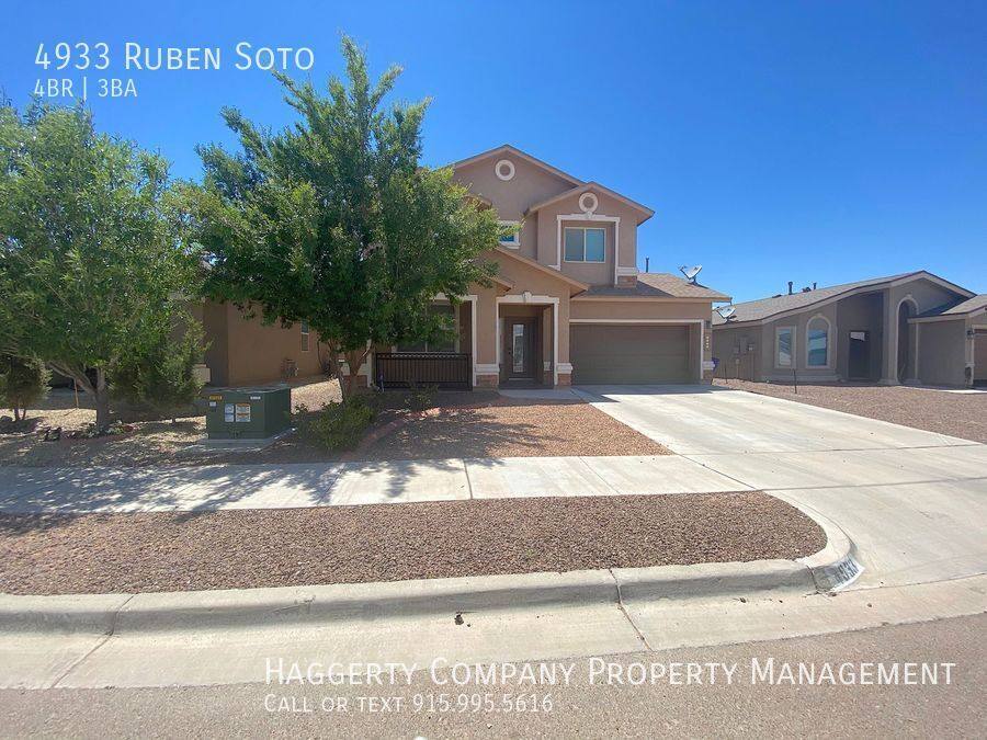 House for rent at 4933 Ruben Soto, El Paso, TX 79938