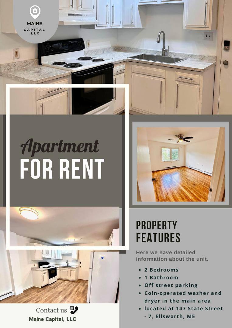 Apartment for rent at 147 State St #7, Ellsworth, ME 04605