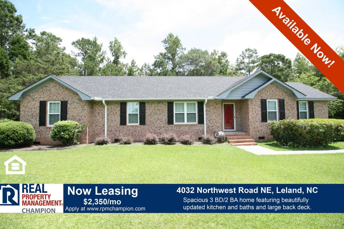 House for rent at 4032 NW Rd NE, Leland, NC 28451