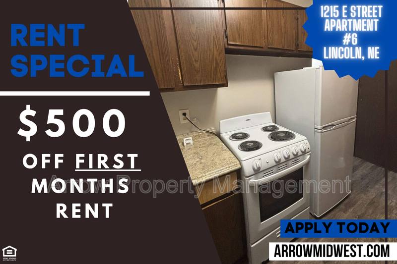 Apartment for rent at 1215 E St #6, Lincoln, NE 68508