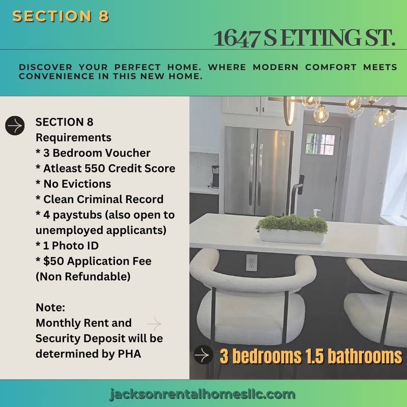 House for rent at 1647 S Etting St, Philadelphia, PA 19145