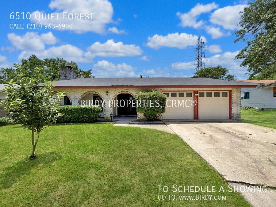 House for rent at 6510 Quiet Forest, San Antonio, TX 78239