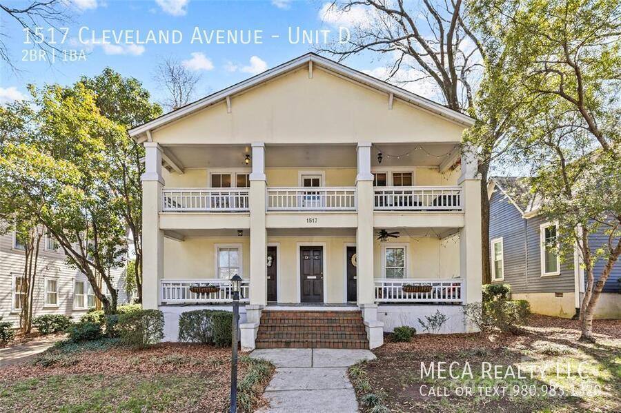 Condo for rent at 1517 Cleveland Ave #D, Charlotte, NC 28203