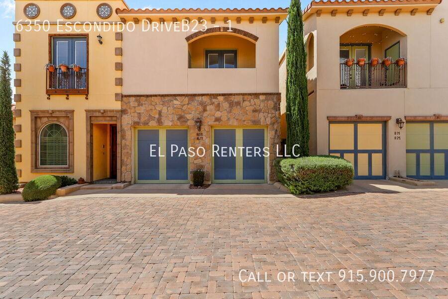 Condo for rent at 6350 Escondido Driveb23 #1, El Paso, TX 79912