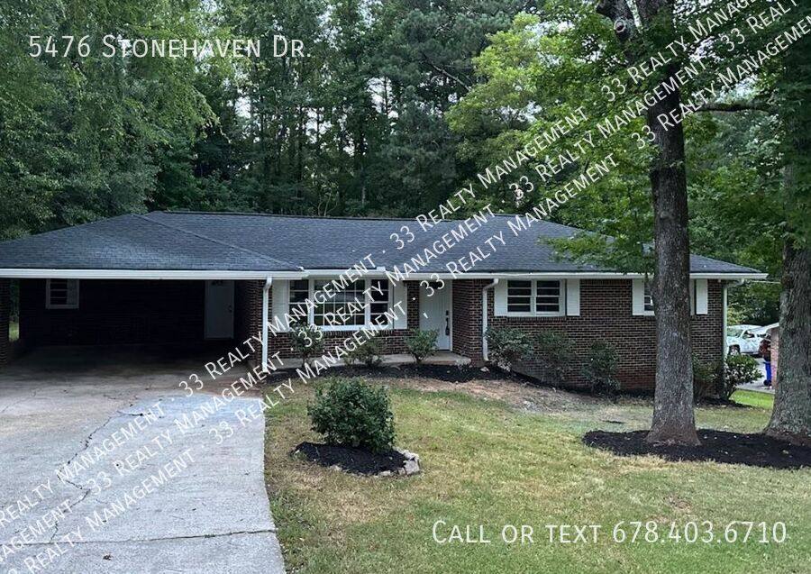 House for rent at 5476 Stonehaven Dr, Stone Mountain, GA 30087