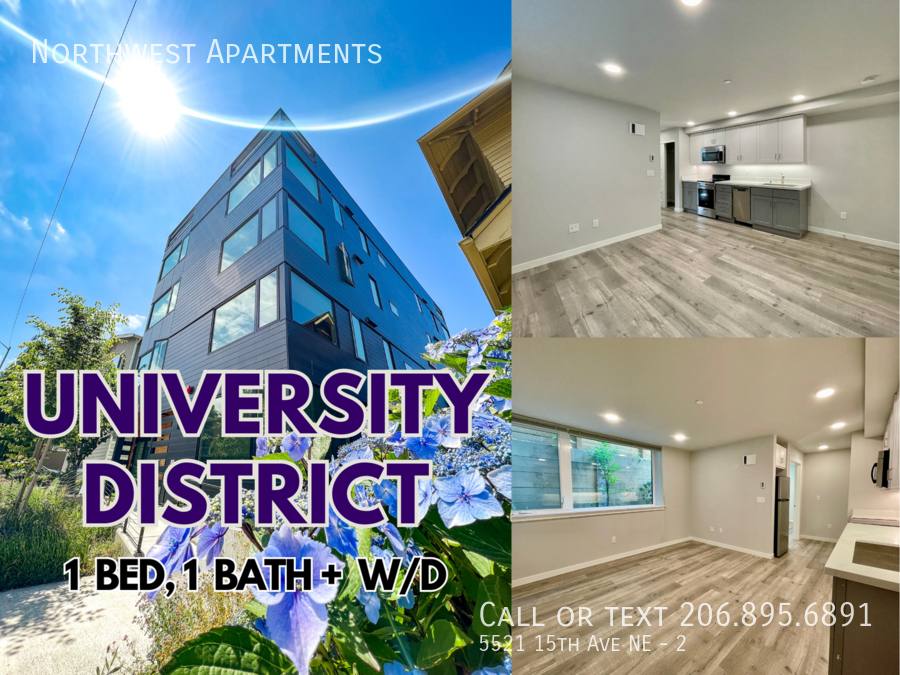 Apartment for rent at 5521 15th Ave NE #2, Seattle, WA 98105