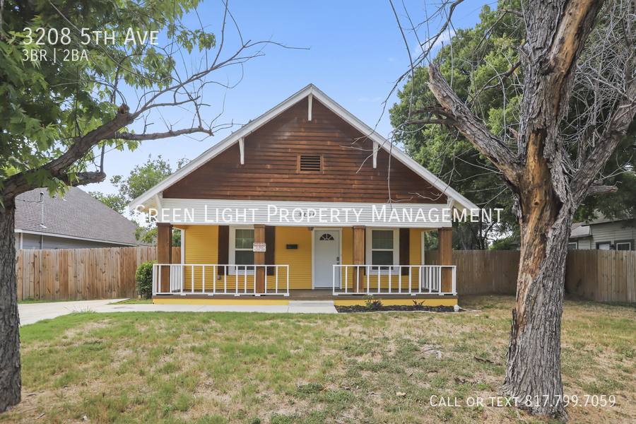 House for rent at 3208 5th Ave, Fort Worth, TX 76110
