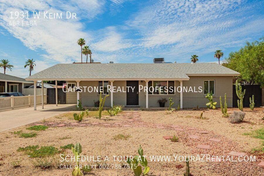 House for rent at 1931 W Keim Dr, Phoenix, AZ 85015
