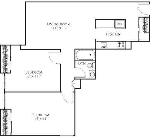 Apartment for rent at 929 Massachusetts Ave #1F, Cambridge, MA 02139