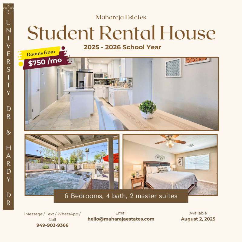 House for rent at 820 W 9th St, Tempe, AZ 85281