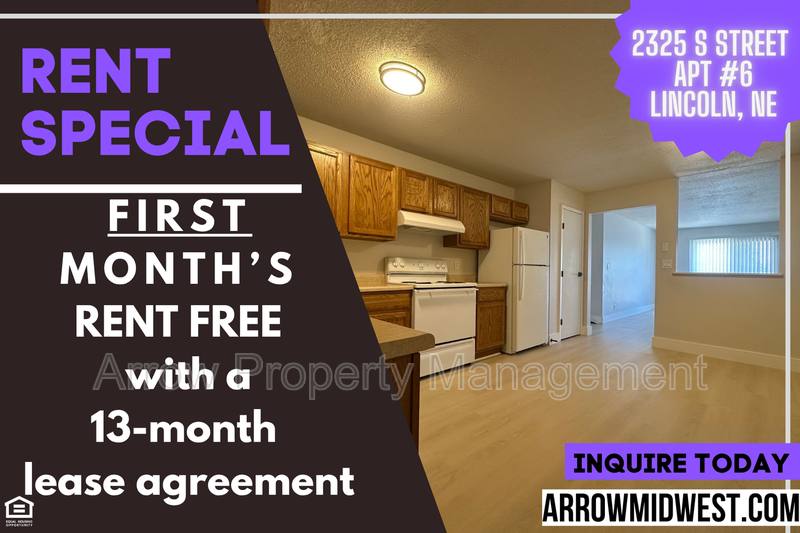 Apartment for rent at 2325 S St #6, Lincoln, NE 68503