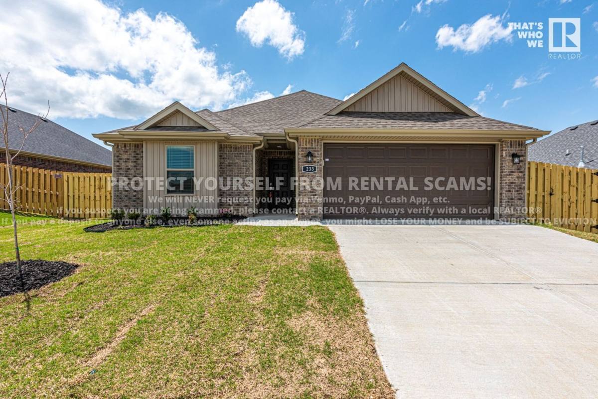 House for rent at 233 S Nightfall Ave, Farmington, AR 72730