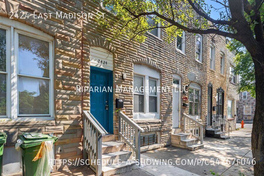 House for rent at 2424 E Madison St, Baltimore, MD 21205