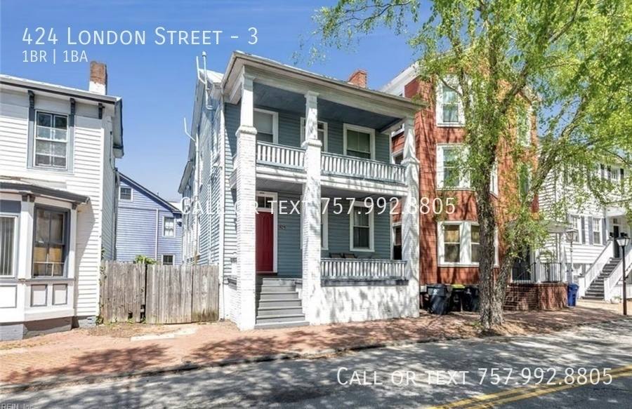 Apartment for rent at 424 London St #3, Portsmouth, VA 23704