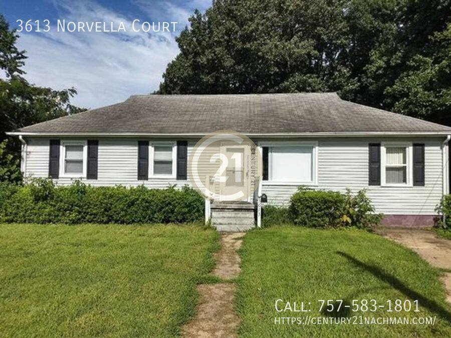 House for rent at 3613 Norvella Court, Norfolk, VA 23513