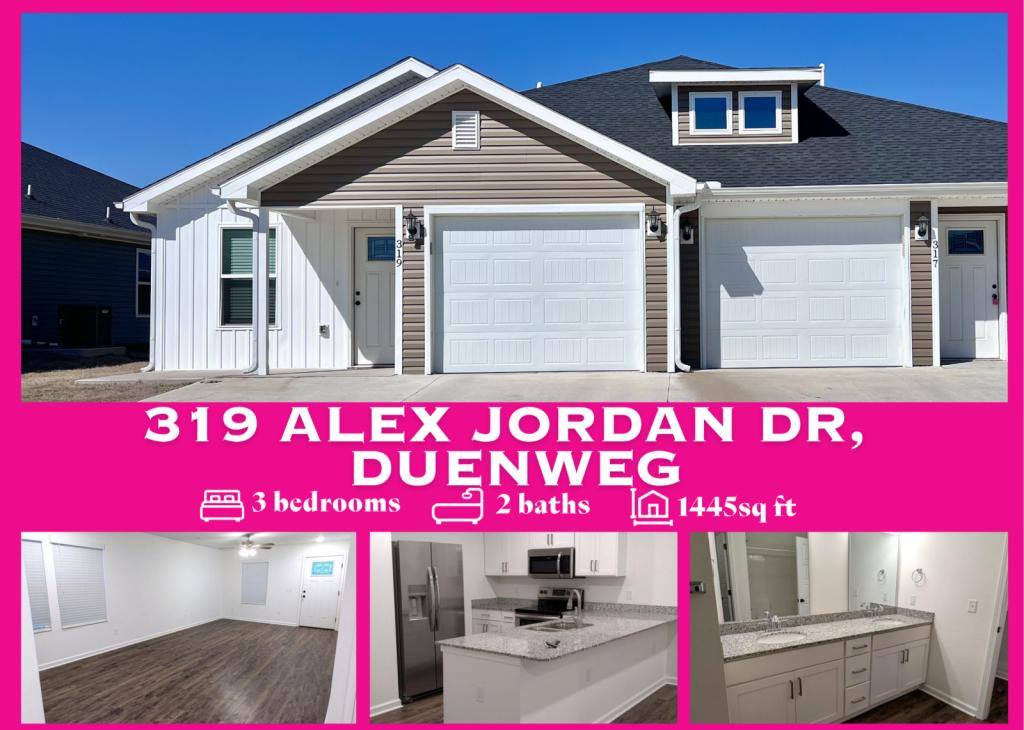 Townhouse for rent at 319 Alex Jordan Dr, Duenweg, MO 64841