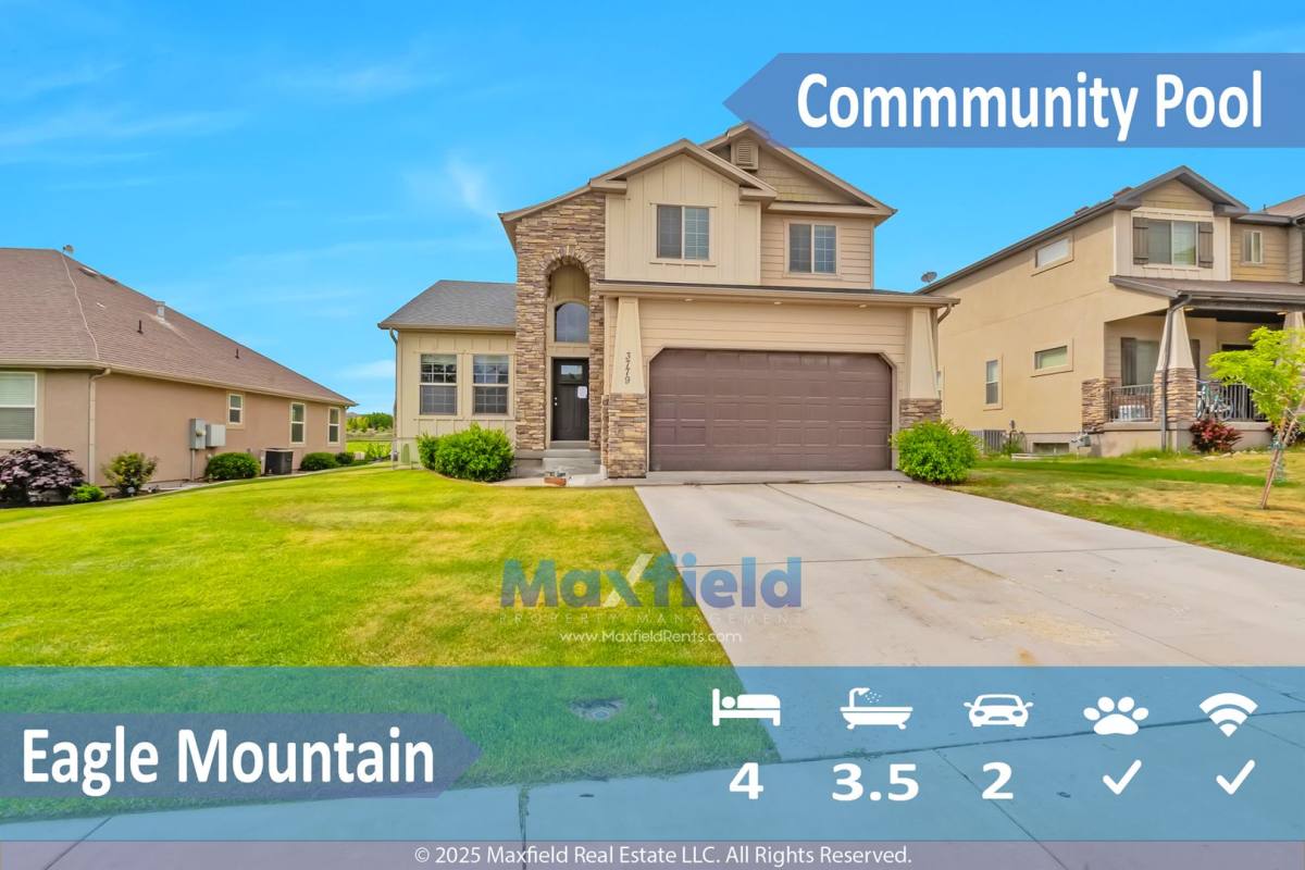 House for rent at 3779 E Clubhouse Lane, Eagle Mountain, UT 84005