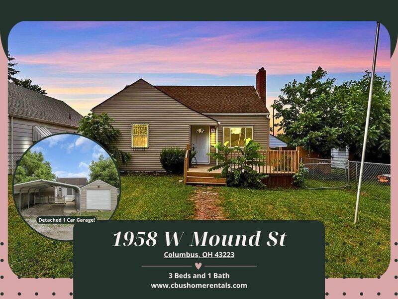 House for rent at 1958 W Mound St, Columbus, OH 43223