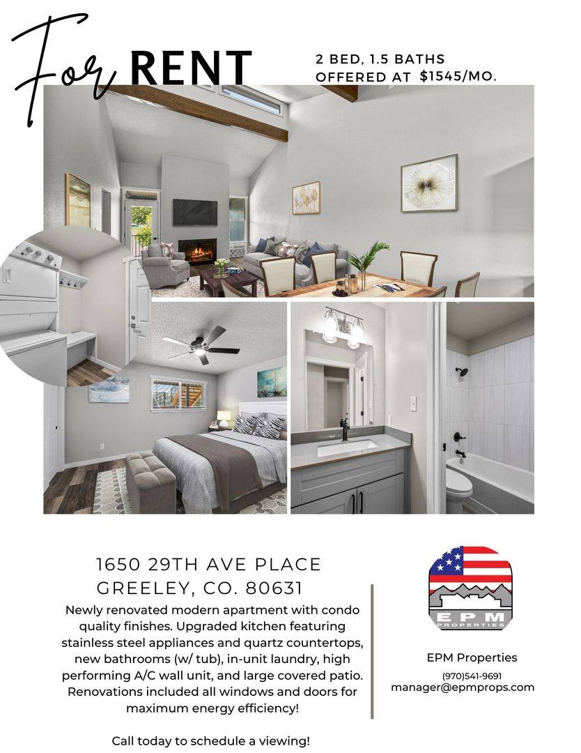 Apartment for rent at 1650 29th Ave Place, Greeley, CO 80634