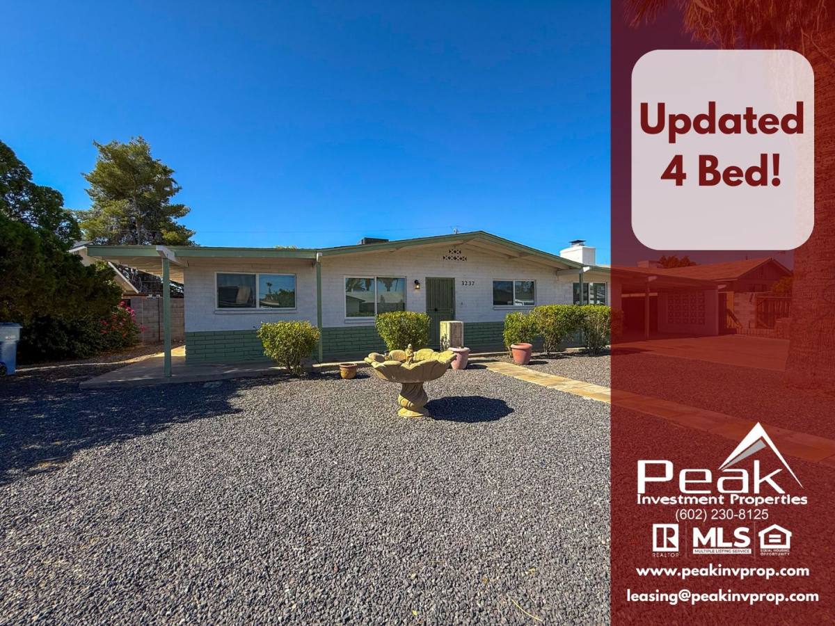 House for rent at 3237 E Captain Dreyfus Ave, Phoenix, AZ 85032